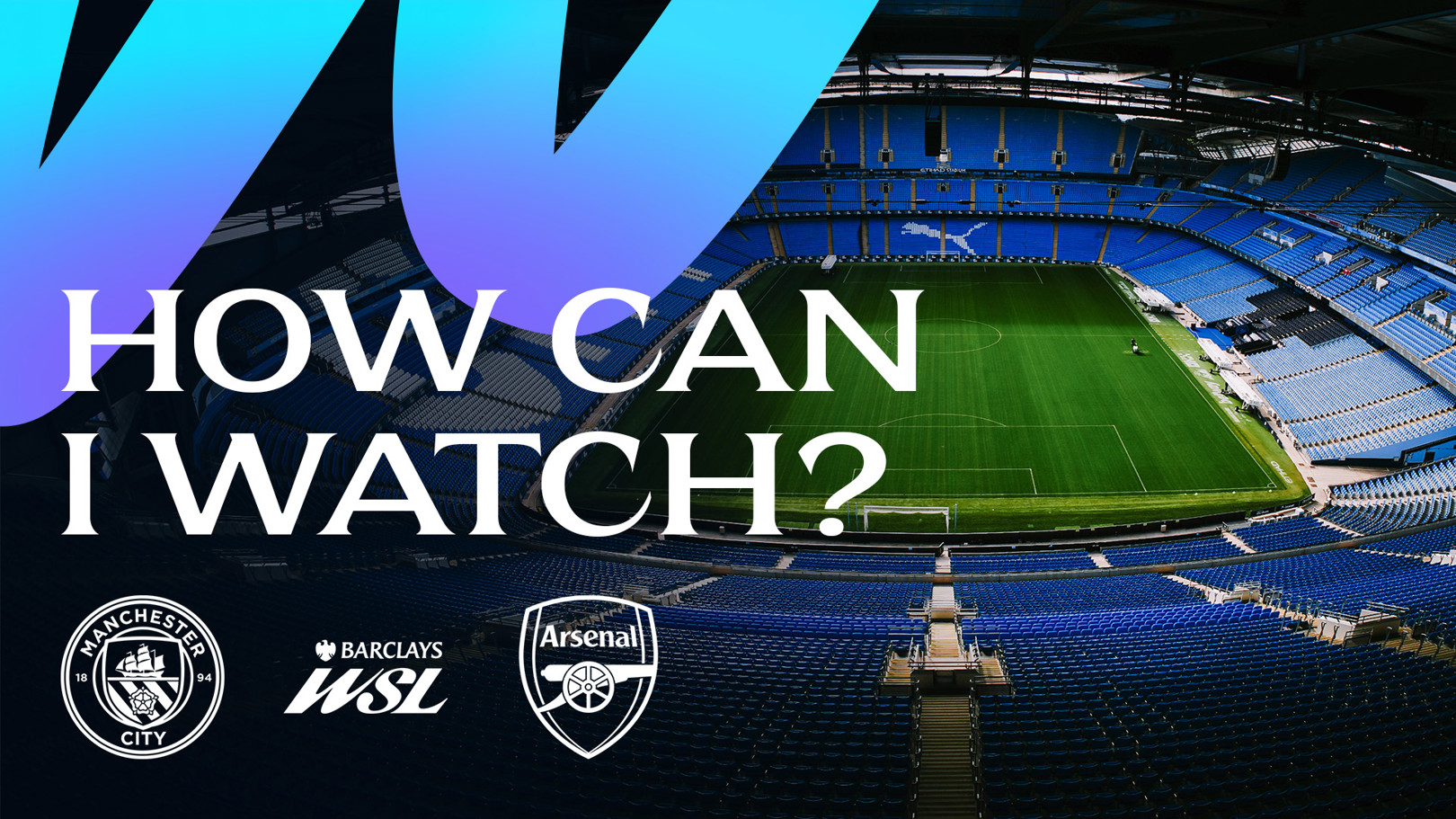 How can I watch City v Arsenal around the world?