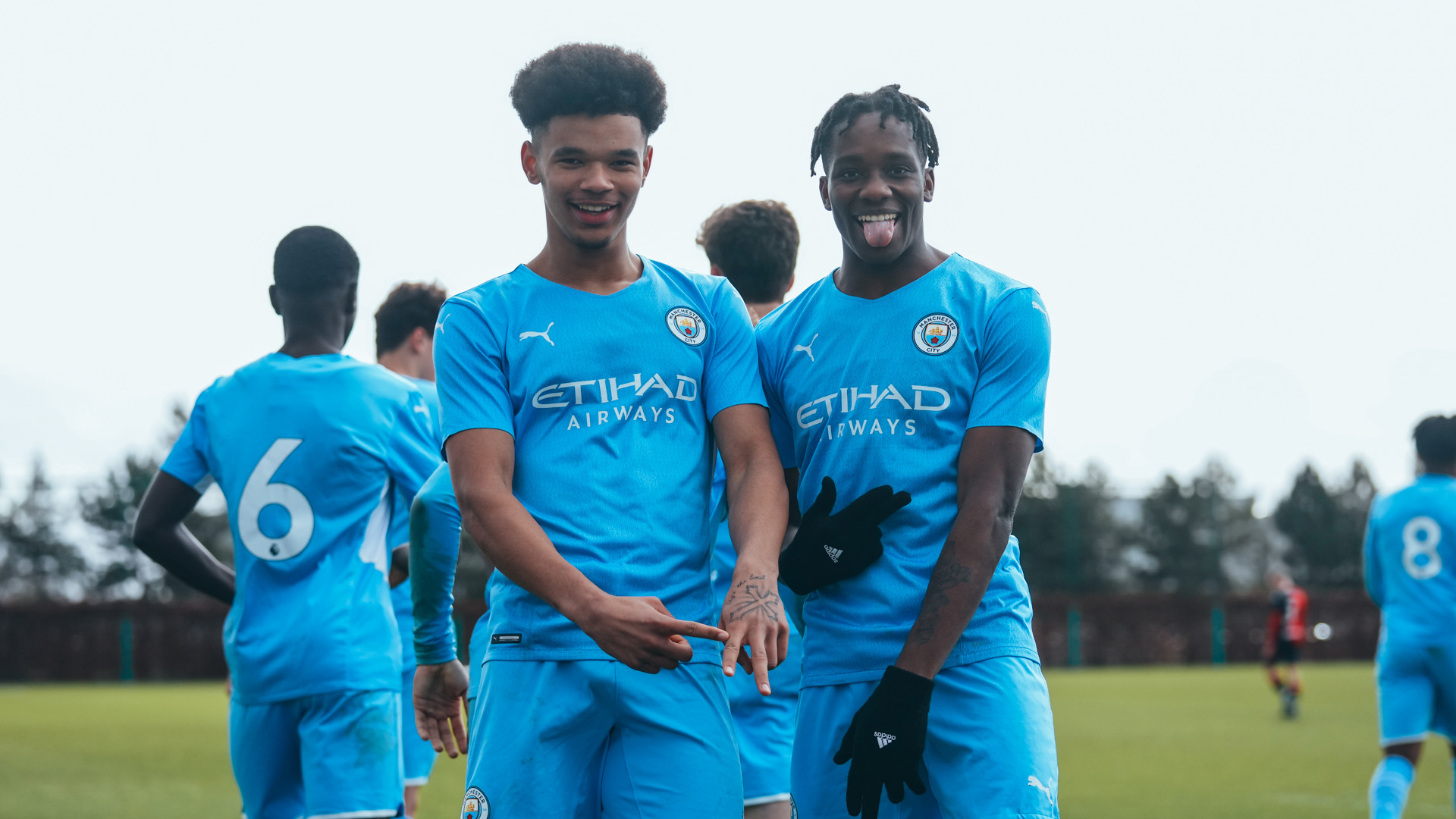 PARTNERSHIP OF DREAMS: : Nico O'Reilly gets us our second at Burnley after a Dire Mebude assist