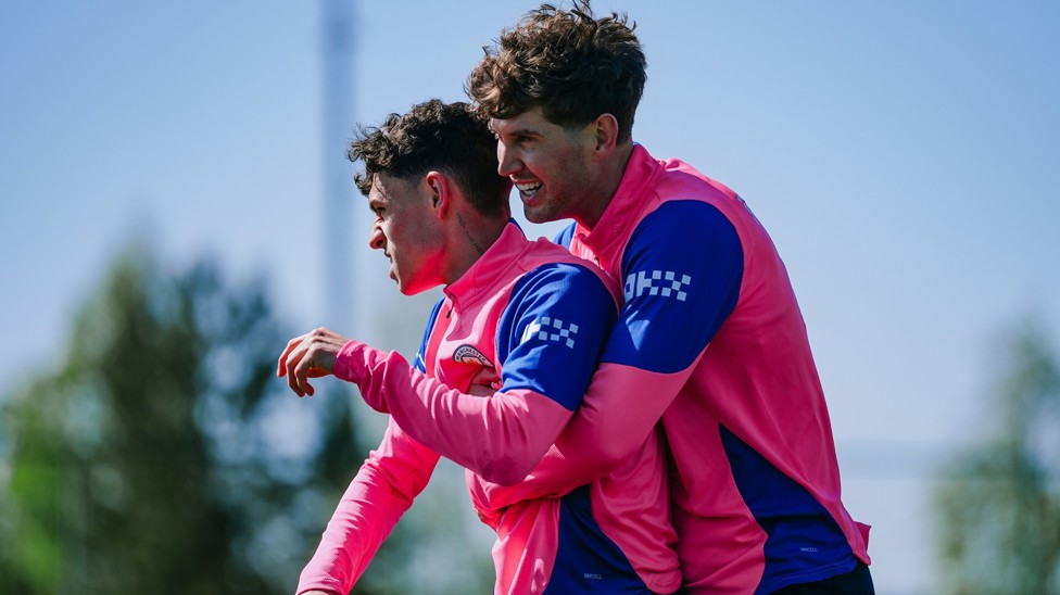 BEST PALS: Phil Foden and John Stones