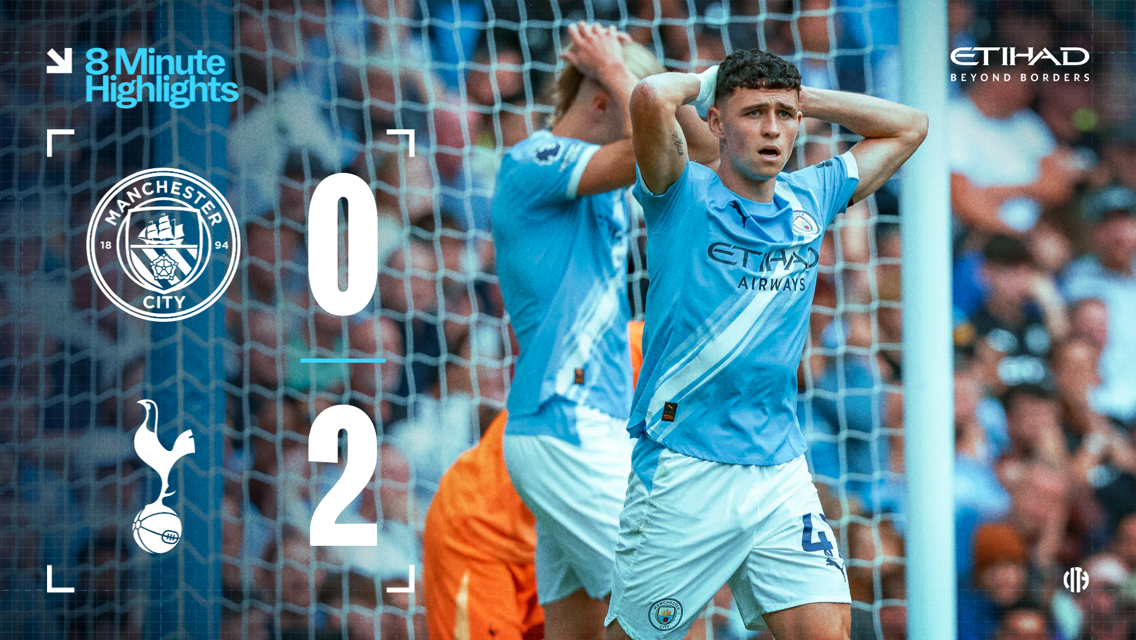 City 0-2 Tottenham: 8-minute highlights 