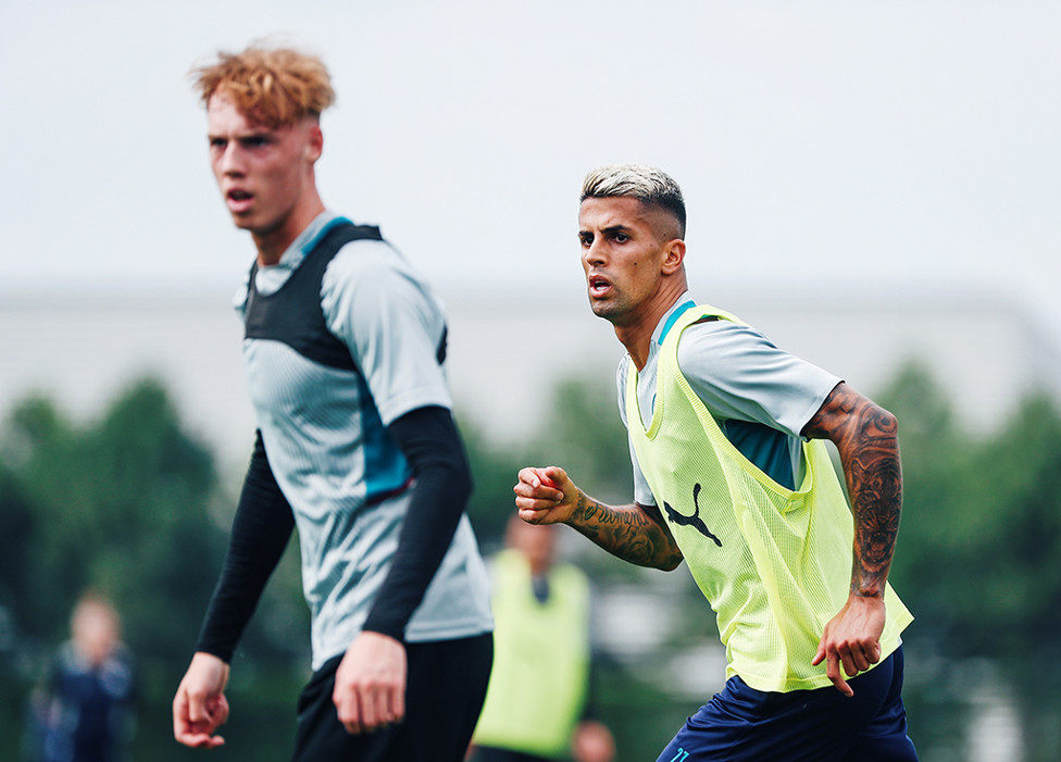 TWO'S COMPANY: Cole Palmer and Joao Cancelo are a study in focus