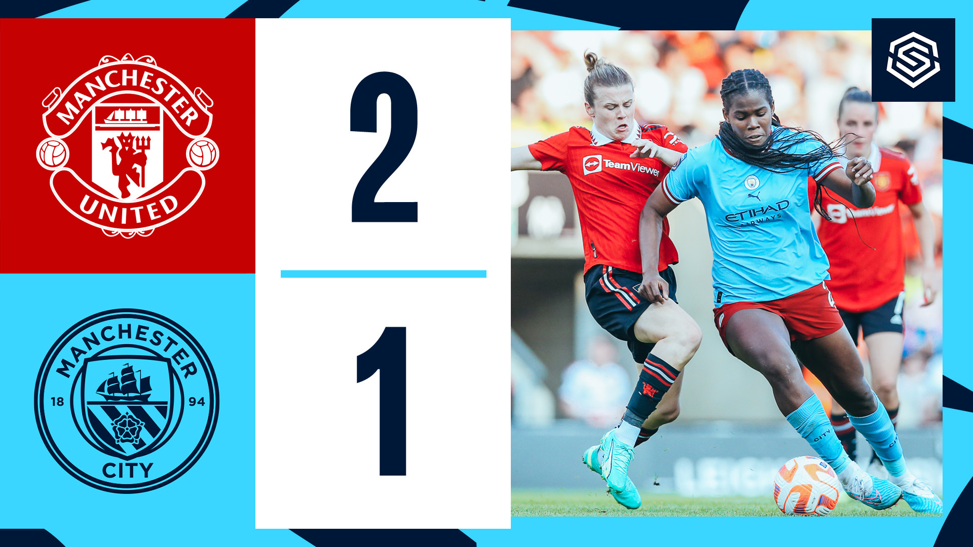Manchester United 2 1 Manchester City Barclays WSL Highlights