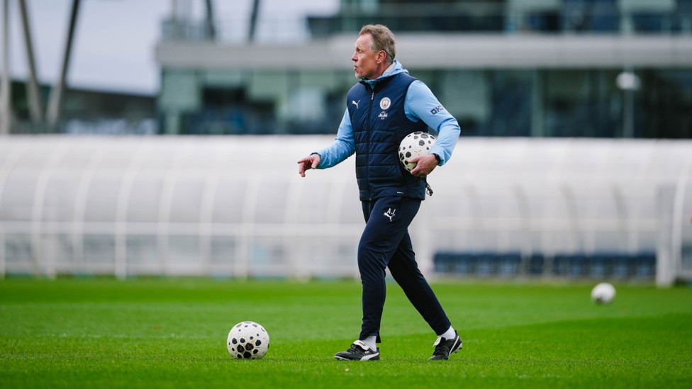 THE BOSS: Andrée Jeglertz leads the session