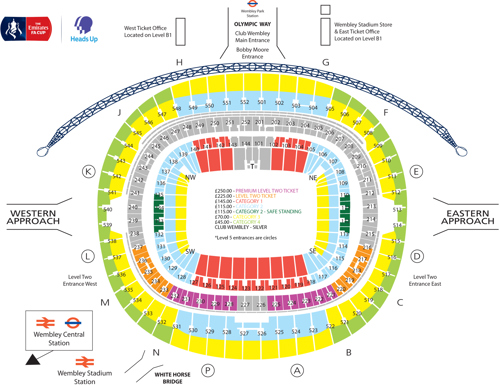 Wembley Pricing Map