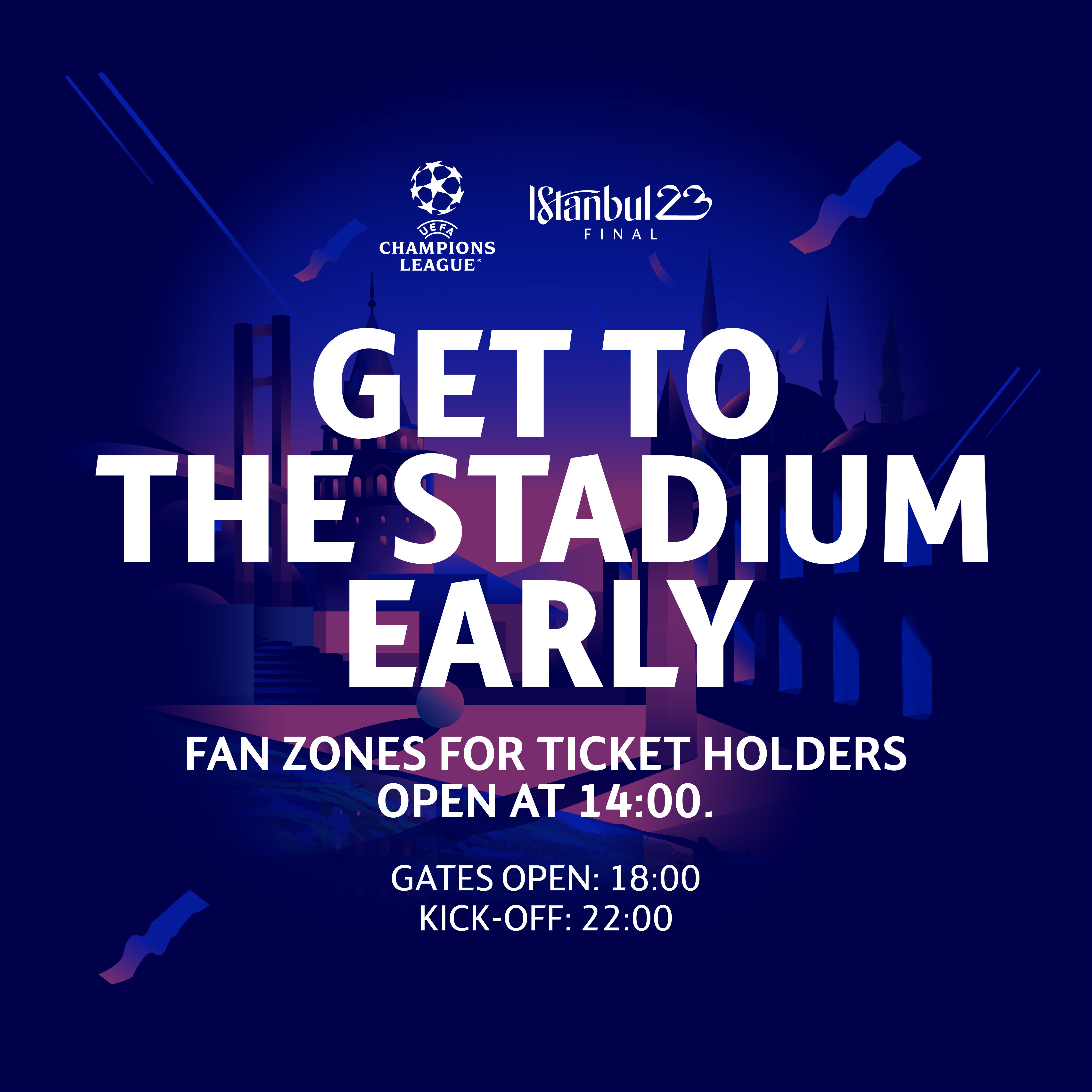 Everything you need to know for attending the UEFA Champions League Final