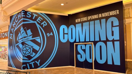 Manchester City unveils new Trafford Centre store