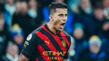 RODRI ROAR: Our midfielder enjoyed that goal!