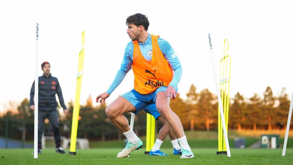 SLALOM STAR : Ruben Dias working hard