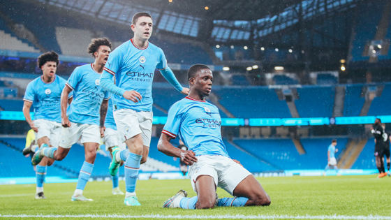 City won the Under-18 Premier League for the third consecutive season