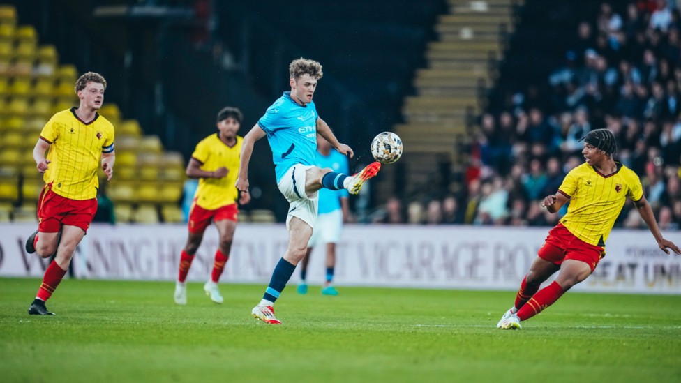 GOALSCORER : Matty Warhurst working hard.