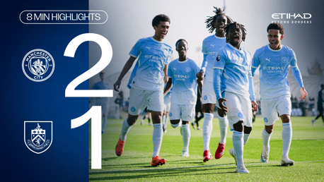 8-minute highlights: City 2-1 Burnley U18s