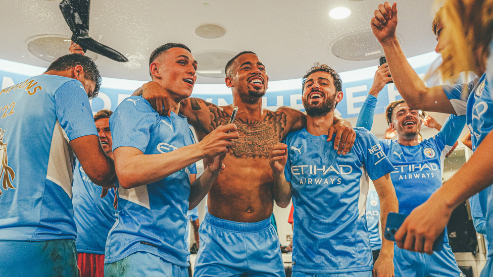 BROTHERS IN ARMS : Phil Foden, Gabriel Jesus and Bernardo Silva at the heart of things