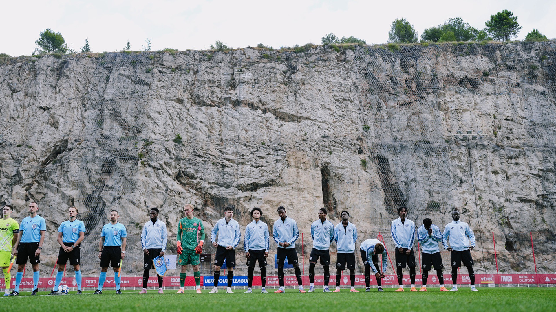 READY FOR ACTION : City's starting XI. 