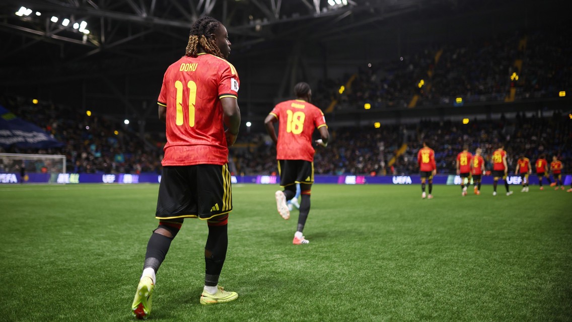 Doku's Belgium held to draw by Kazakhstan