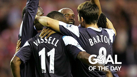 HALF CENTURY: Trevor Sinclair netted his 50th Premier League against Sunderland in 2005.
