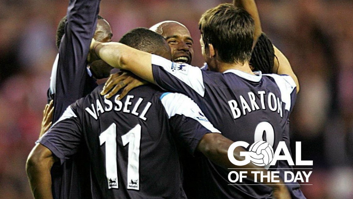 HALF CENTURY: Trevor Sinclair netted his 50th Premier League against Sunderland in 2005.