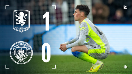 Short highlights: Aston Villa 1-0 City 