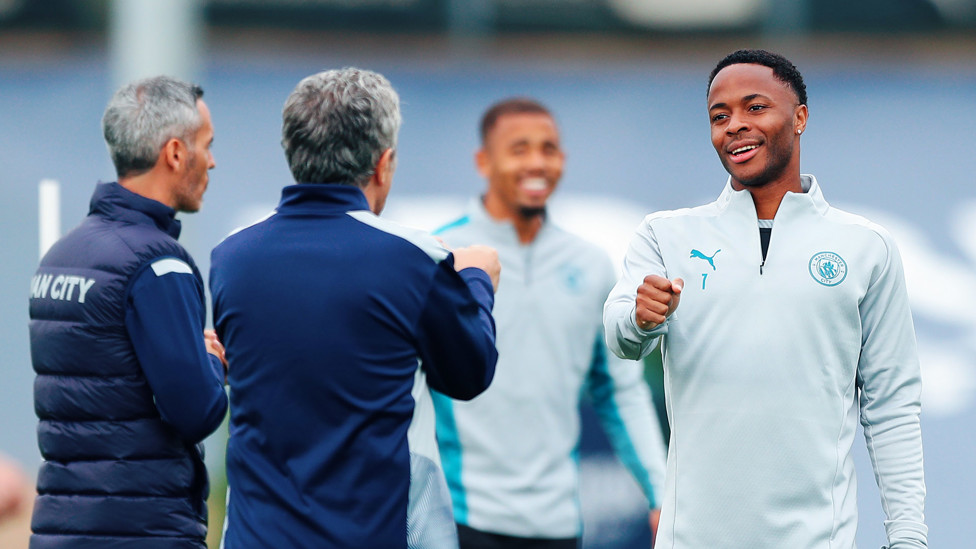 "This way?" Raheem takes - or offers - advice...