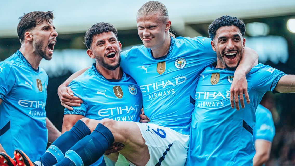 HAPPY HAALAND: Our number nine loved that one!