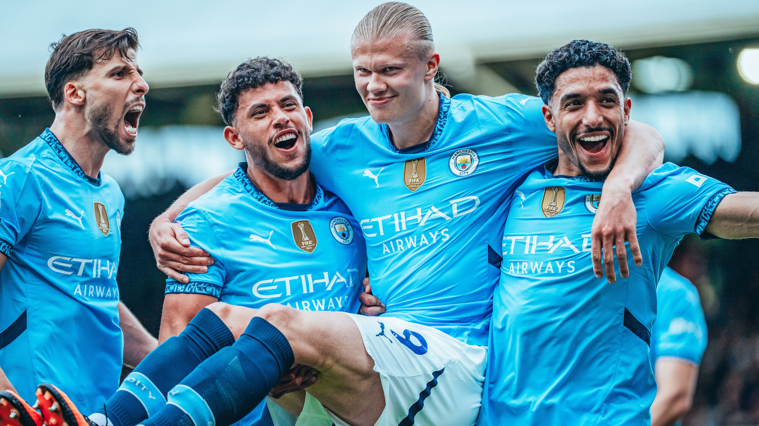 HAPPY HAALAND: Our number nine loved that one!