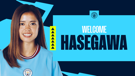 Hasegawa joins City on a three-year deal 