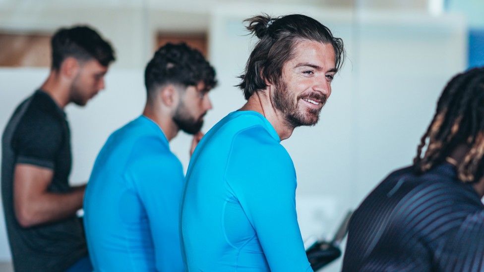 GRINNING GREALISH  : Jack is all smiles! 
