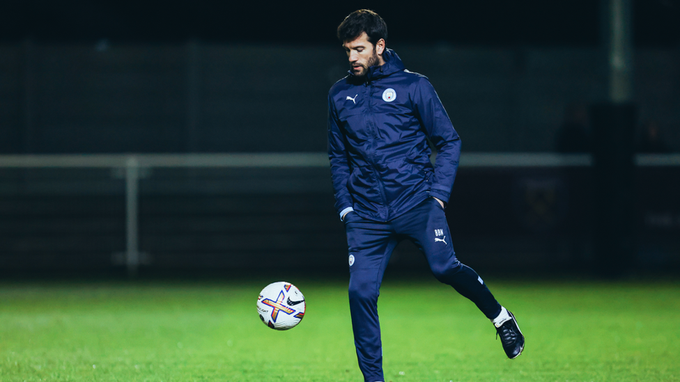 THE BOSS: Brian Barry-Murphy getting involved in pre-match training routines