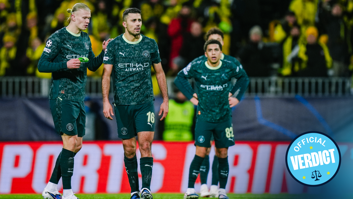 City beaten on frustrating night in the Champions League