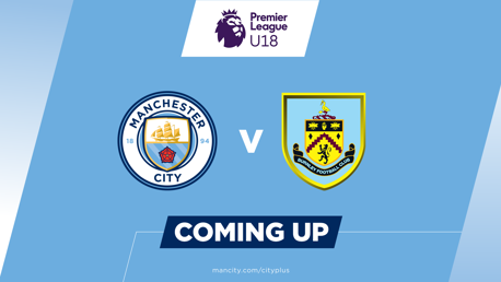 Watch Under-18s v Burnley live on CITY+