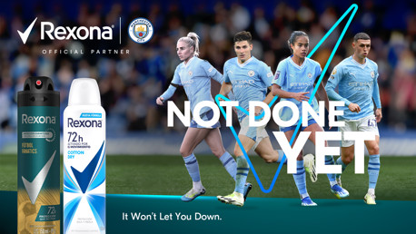 Manchester City renews global partnership with Unilever brand Rexona 