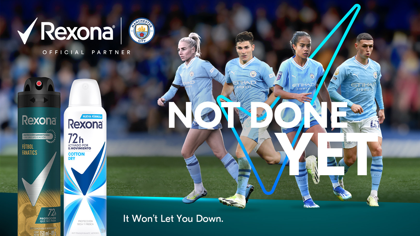 Manchester City renews global partnership with Unilever brand Rexona