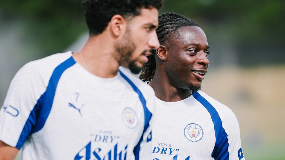TWIN THREAT: Omar Marmoush and Jérémy Doku - enough to give any defenders a sleepless night...