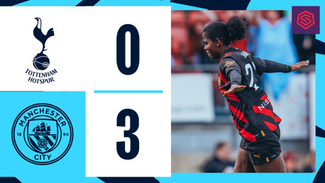 Tottenham Hotspur Women 0-3 City: Highlights