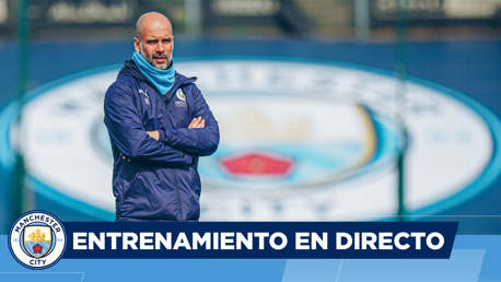 Entrenamiento en directo desde la City Football Academy