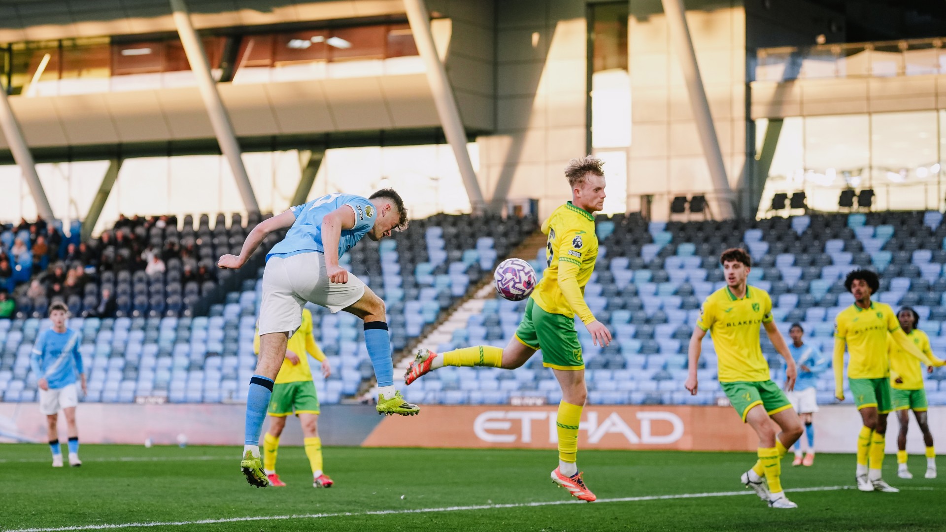 HEADING HOME : Matty Warhurst makes it two. 
