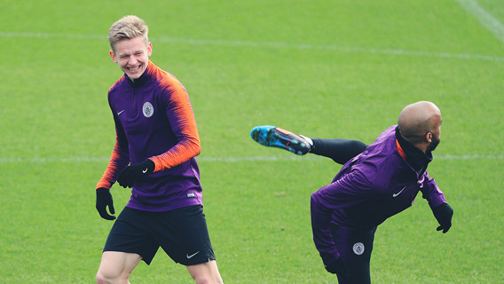 KUNG FU KOMPANY: Zinchenko is cruising for a bruising! 