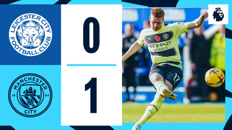 Leicester 0-1 City: Brief highlights