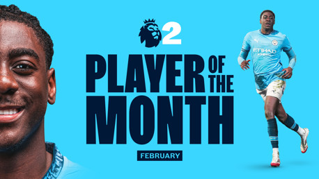 Mubama named February’s Premier League 2 Player of the Month
