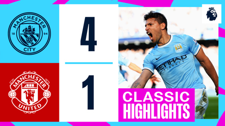 Classic highlights: City 4-1 Manchester United