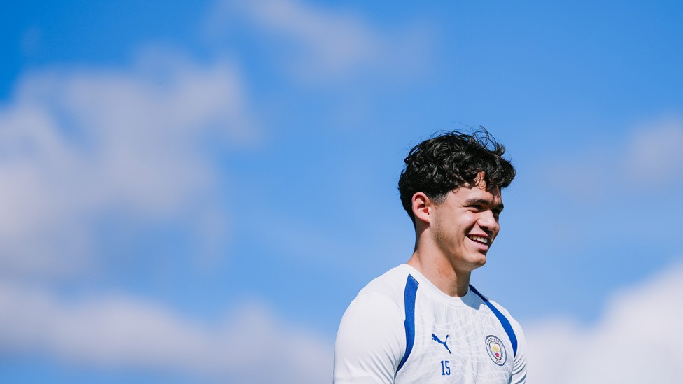 SKY BLUE : Teddie Lamb is ready to face United.