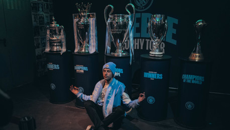 Treble Trophy Tour: Barcelona