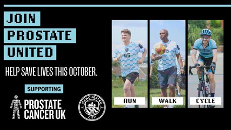 Join Manchester City in supporting Prostate United this October 