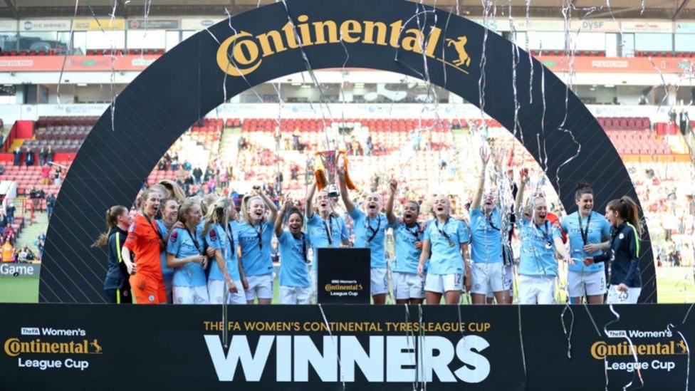 SILVERWARE:  : A first major honour for Jess in February 2019 as City won the League Cup