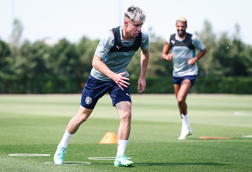 YOUNG GUN: Elite Development Squad youngster Ben Knight also took part in Tuesday's session