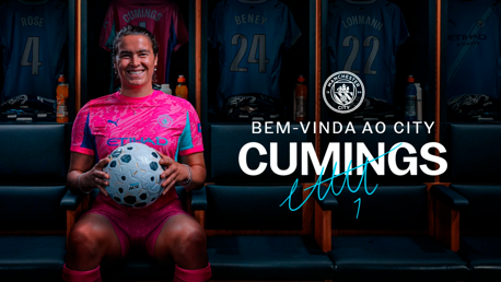 Cumings satisfeita com oportunidade no City