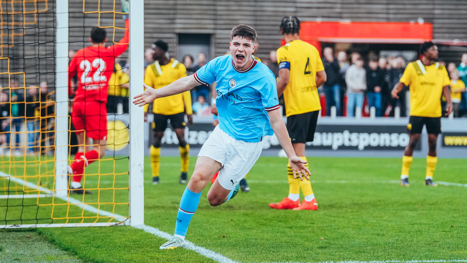 City qualify for UEFA Youth League last-16 after pulsating Dortmund draw