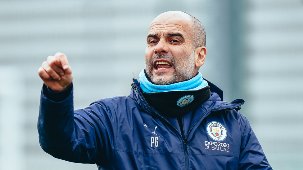 PEP TALK : The boss dishes out some instructions during training