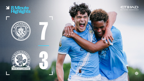 8-minute highlights: City 7-3 Blackburn U18s