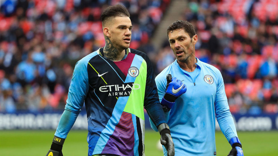 GRAB AND GO : Ederson got his hands on our mash up shirt.