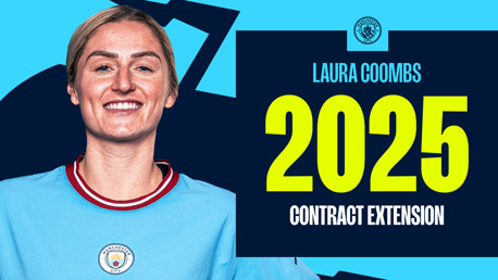 Laura Coombs signs two-year contract extension
